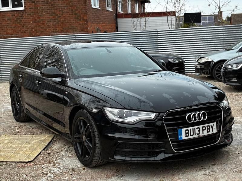 Used Audi A6 S-Line 2013 Black Sedan