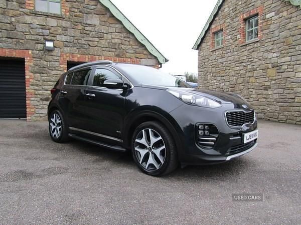 Black Used 2018 Kia Sportage GT-Line SUV | £10,995 (Expensive) - Image 1/4