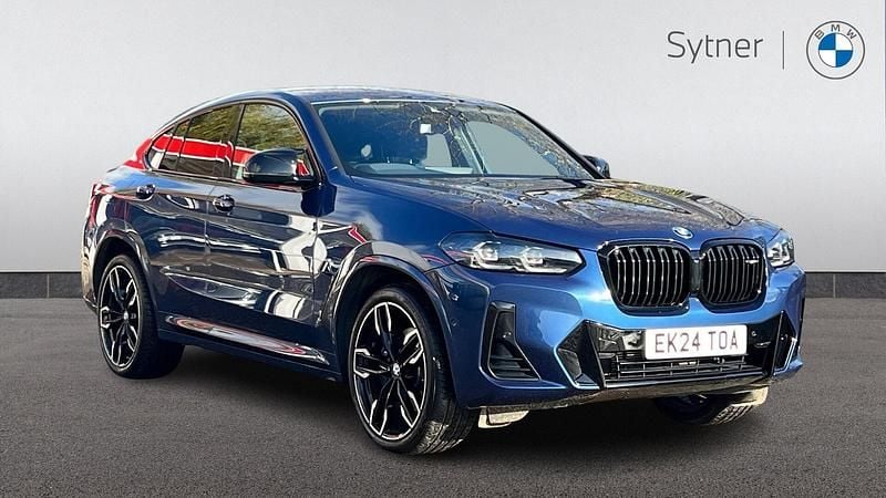 Blue Used 2024 BMW X4 M Sport SUV | £52,000 (A bit pricey) - Image 1/4