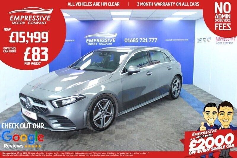 Grey Used 2018 Mercedes A200 AMG Line Premium Hatchback | £15,499 (A bit pricey) - Image 1/4