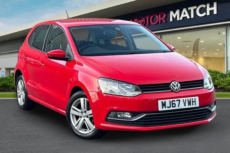Red Used 2017 VW Polo Edition Hatchback | £7,480 (Good price) - Image 1/4
