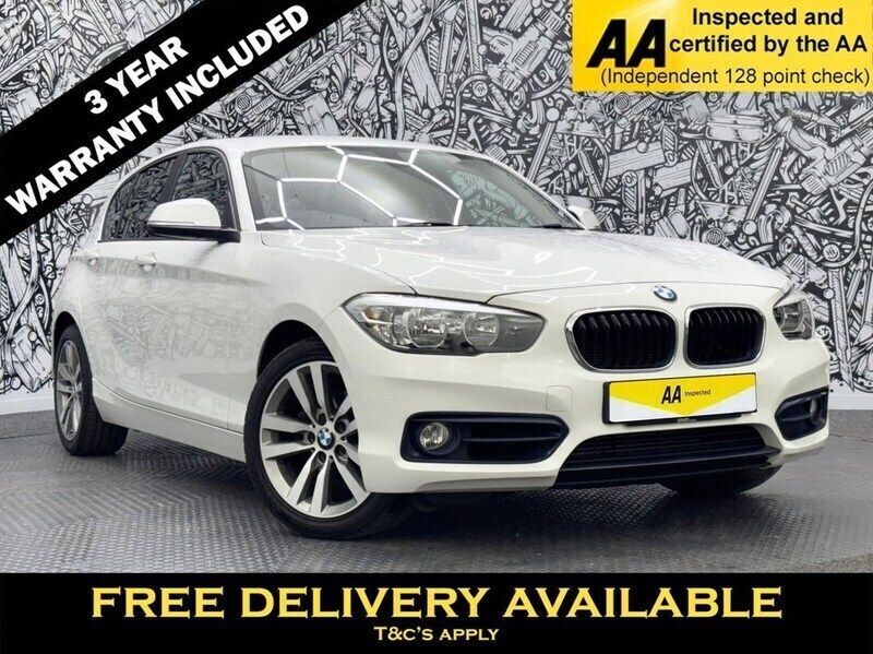 White Used 2018 BMW 118 Sport Line Hatchback | £11,995 (Good price) - Image 1/2