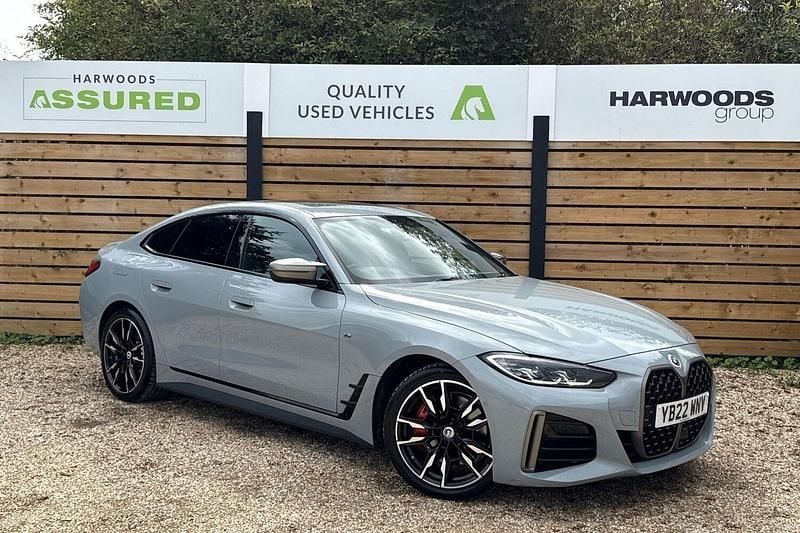 Grey Used 2022 BMW M440 M Sport Sedan | £39,890 (Fair price) - Image 1/4