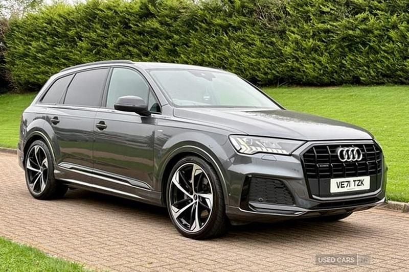 Grey Used 2022 Audi Q7 Black Edition SUV | £39,495 (Good price) - Image 1/1