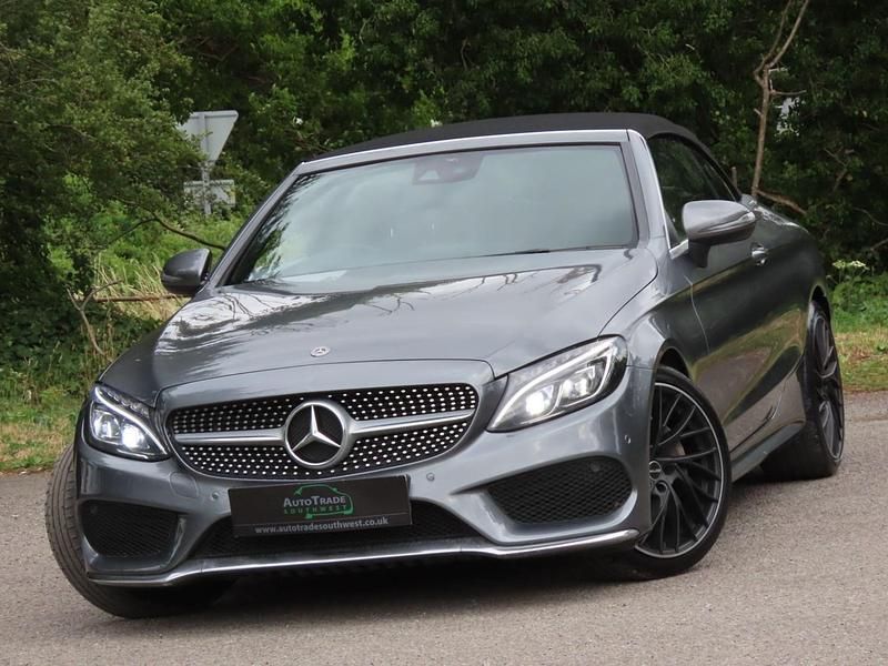 Grey Used 2018 Mercedes C220 AMG line Cabriolet | £10,494 (Fair price) - Image 1/4