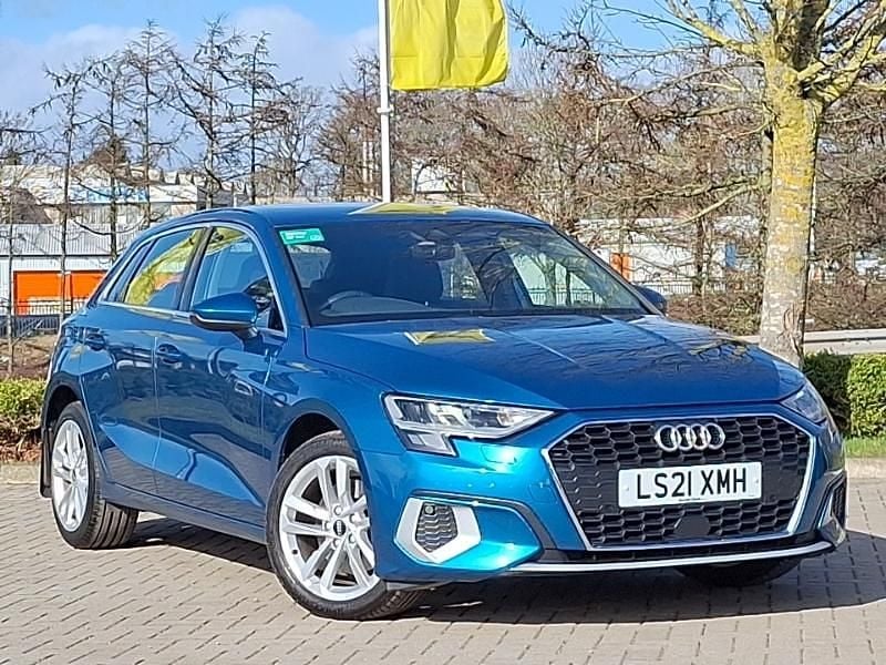 Used Audi A3 Sport 150 HP (110 kW) 2021 Blue Sedan