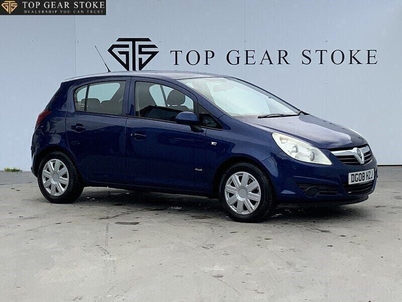 Blue Used 2008 Vauxhall Corsa Club Hatchback | £3,795 (Fair price) - Image 1/4