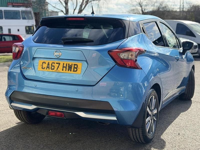 Used Nissan Micra N-Connecta 90 HP (66 kW) 2017 Blue Hatchback
