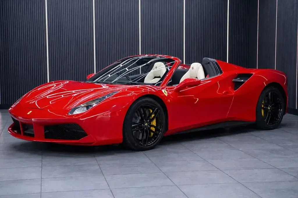 Used Ferrari 488 670 HP (492 kW) 2019 Red Cabriolet
