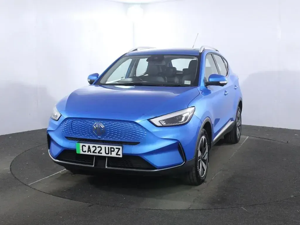 Used MG ZS Trophy Connect 130 kW (177 HP) 2022 Blue SUV