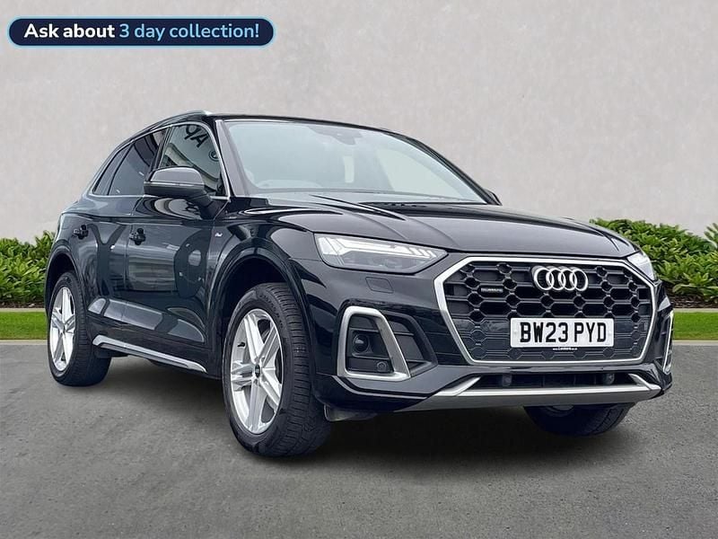 Black Used 2023 Audi Q5 S-Line SUV | £26,699 (Super price) - Image 1/4