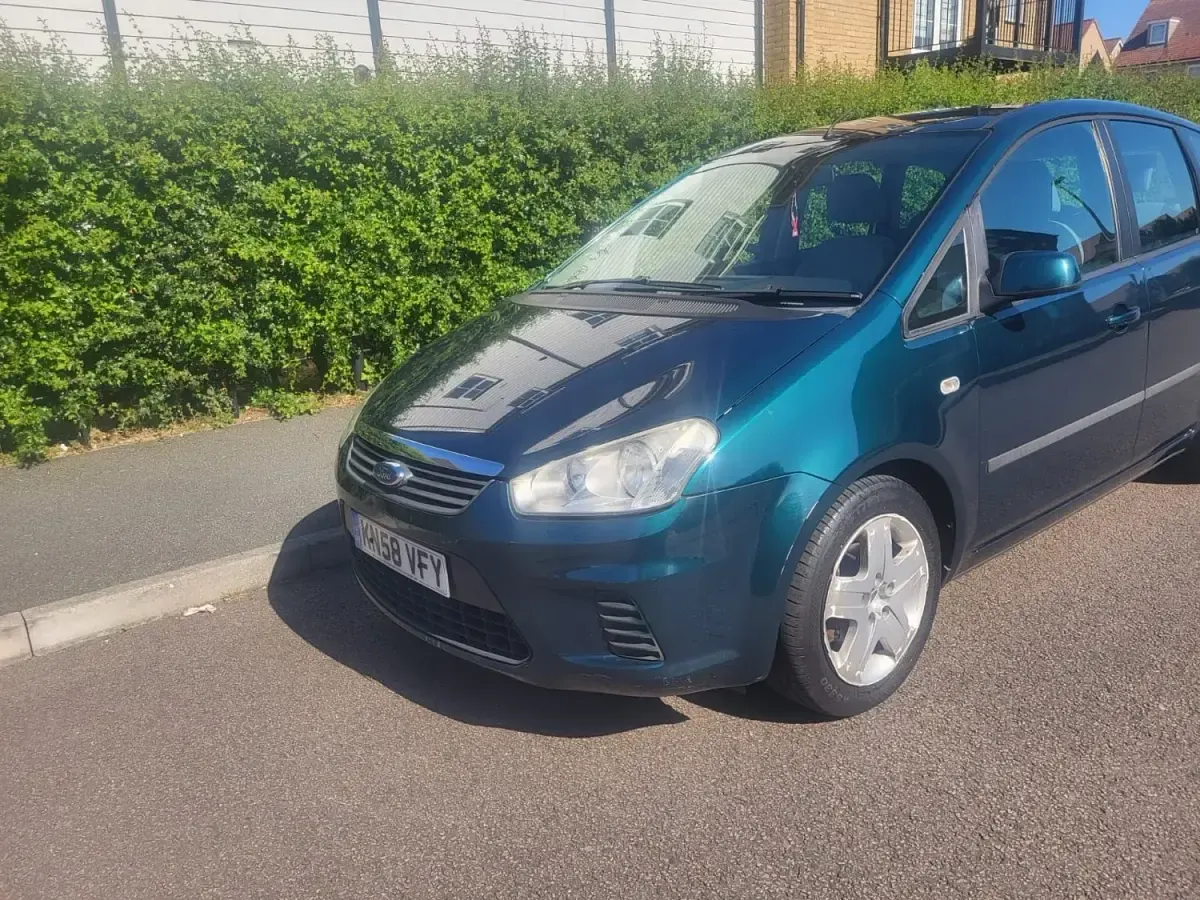 Begagnad Ford C-MAX Style 100 HK (73 kW) 2008 Grön Minibuss
