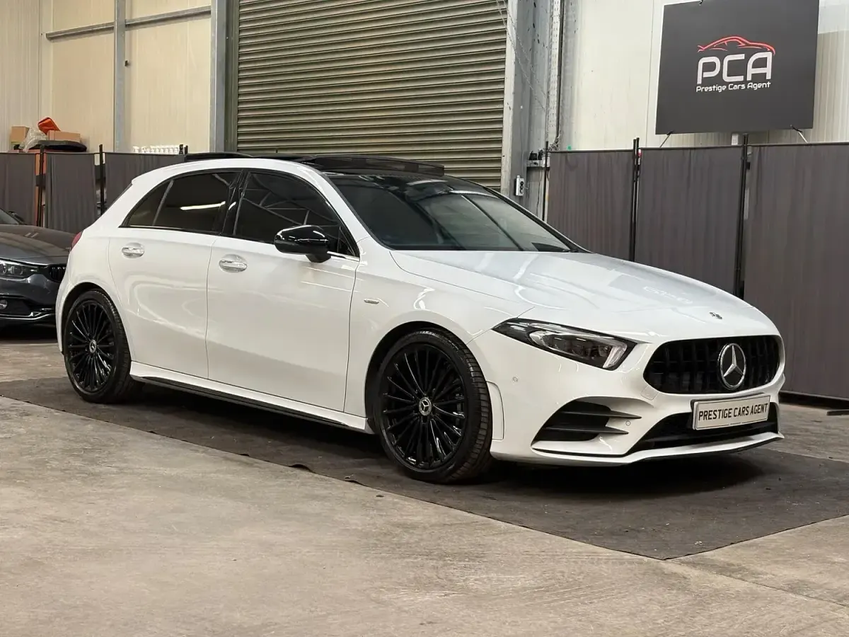 Used Mercedes A200 AMG Line Premium Plus 2021 White Hatchback