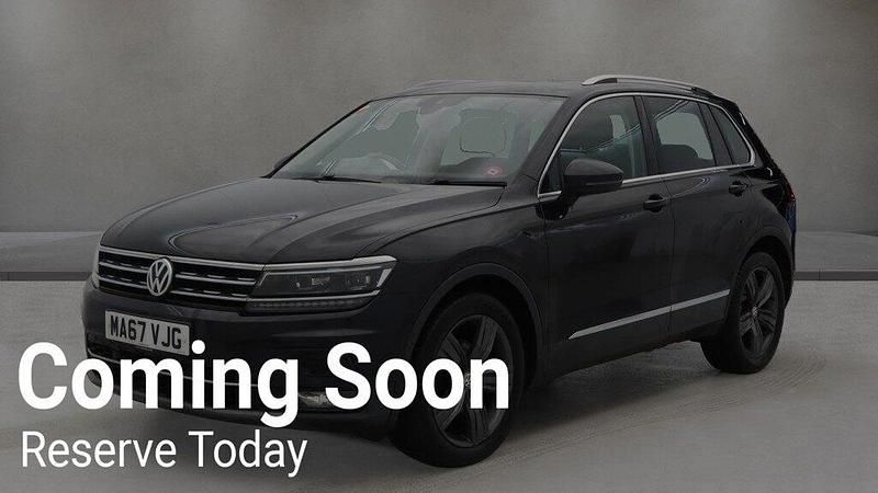 Used VW Tiguan SEL 2017 Black SUV