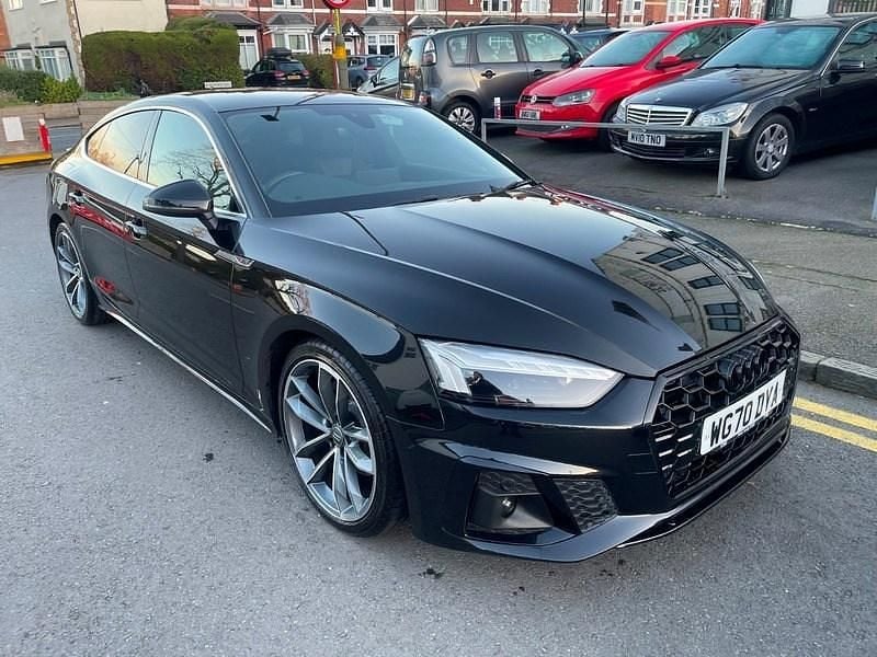 Used Audi A5 Sportback S-Line 2020 Black Hatchback