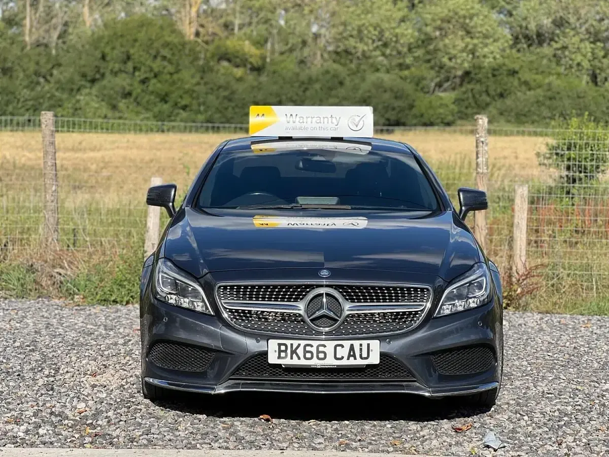 Used Mercedes CLS220 AMG line 177 HP (130 kW) 2016 Grey Coupe