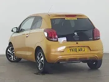 Used Peugeot 108 Collection 68 HP (50 kW) 2018 Yellow Hatchback