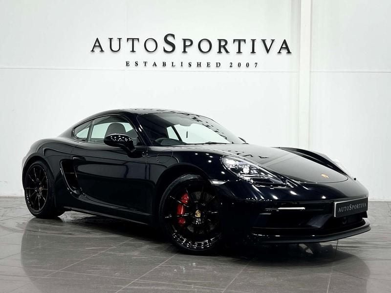 Black Used 2021 Porsche 718 Cayman GTS Coupe | £62,990 - Image 1/3