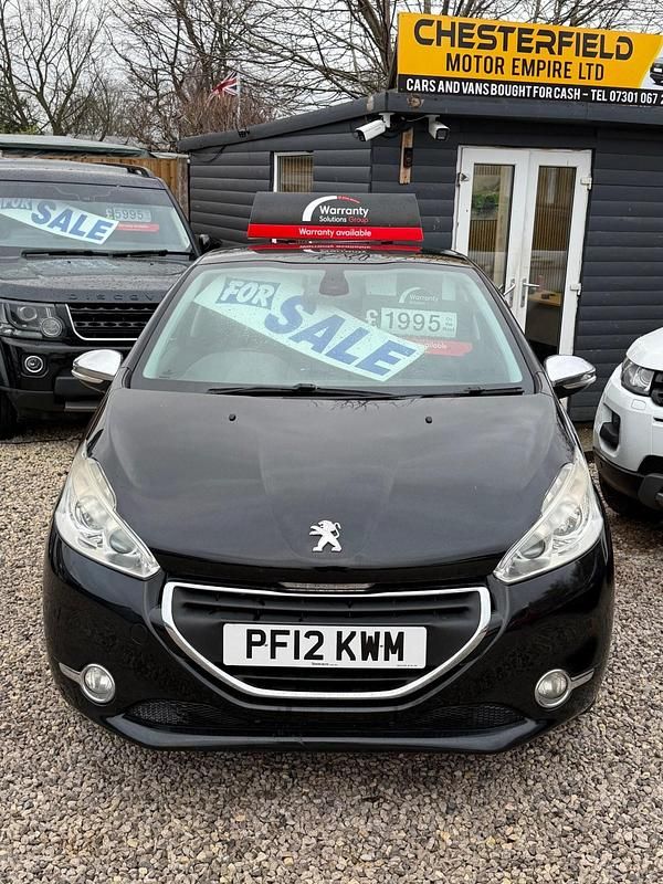 Black Used 2012 Peugeot 208 Allure Hatchback | £1,995 (Fair price) - Image 1/4