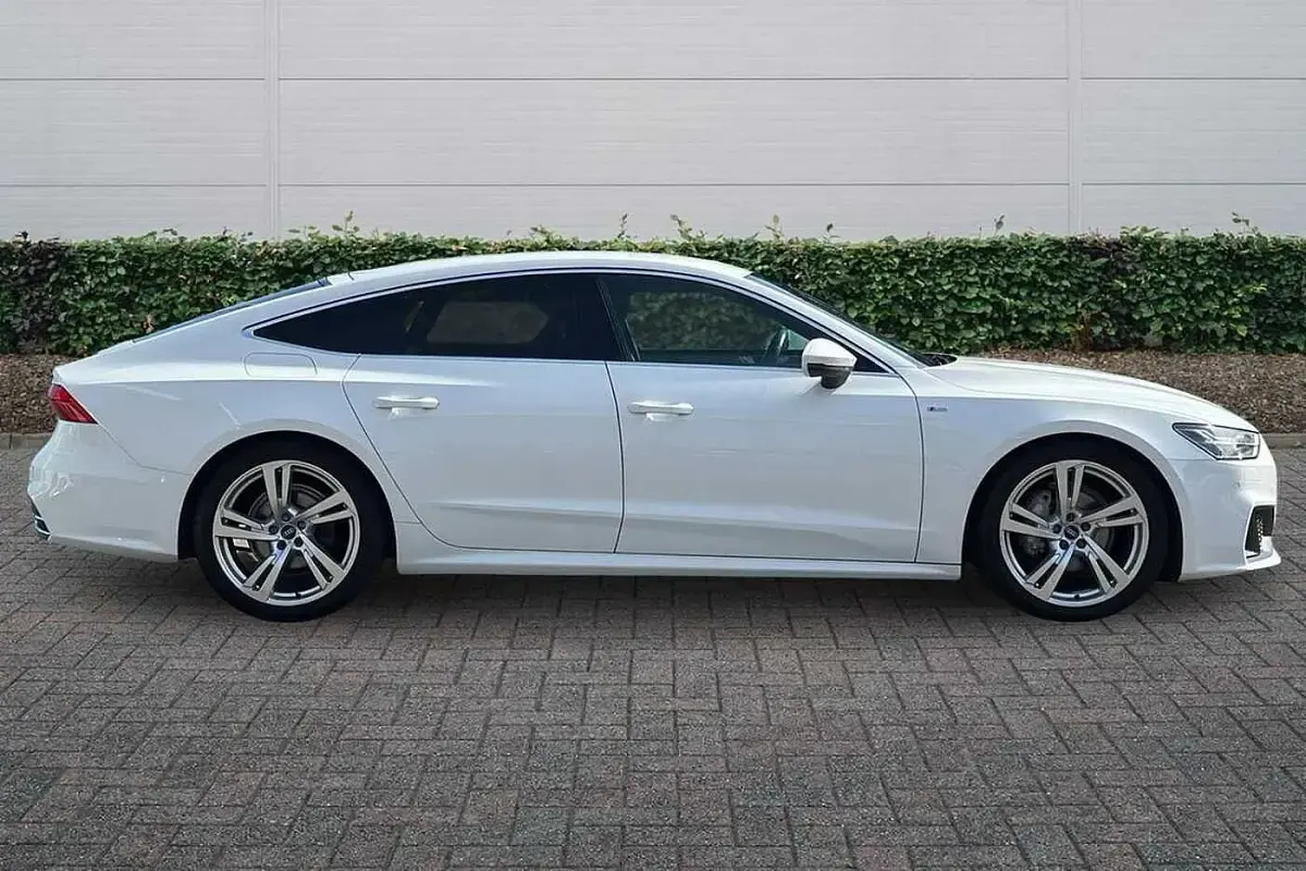 Used Audi A7 S-Line 2020 White Hatchback