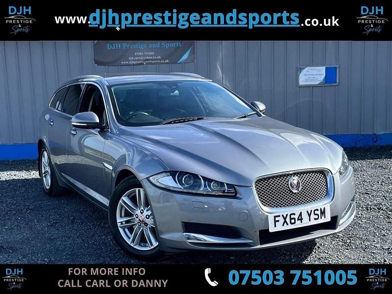 Used Jaguar XF Sportbrake Luxury 163 HP (119 kW) 2014 Grey Estate