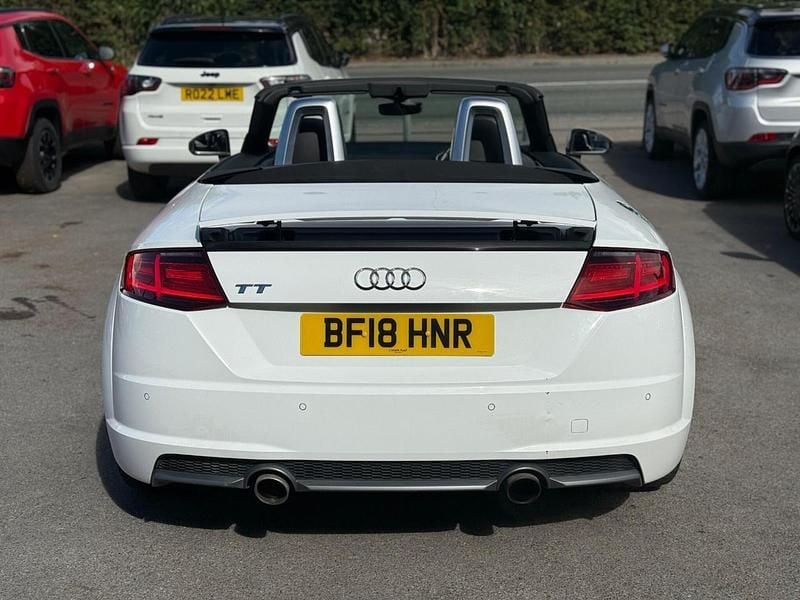 White Used 2018 Audi TT Roadster S-Line Cabriolet | £15,995 (Fair price) - Image 1/3