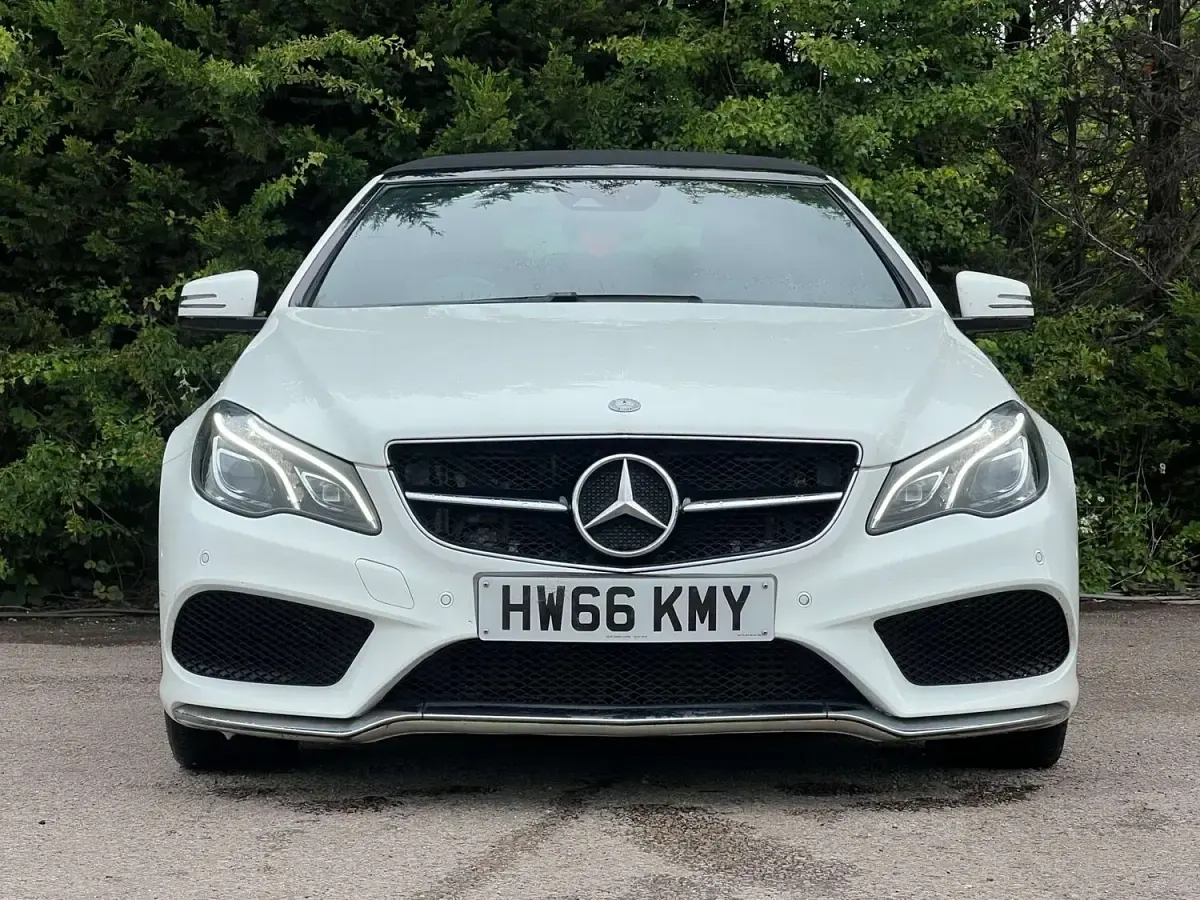 Used Mercedes E350 AMG line 2016 White Cabriolet