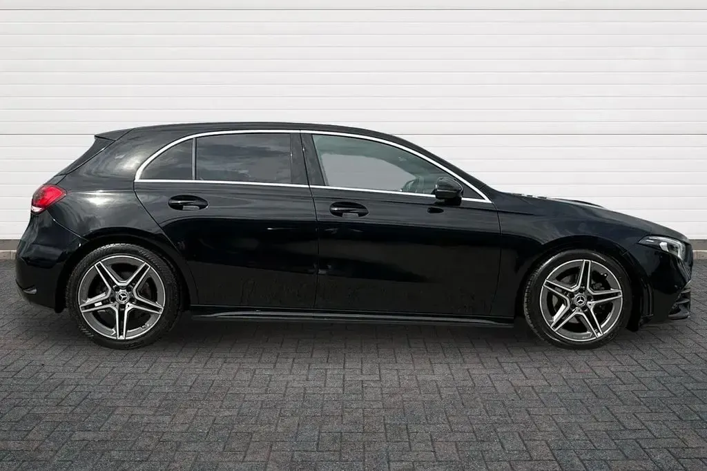 Used Mercedes A200 AMG line 163 HP (119 kW) 2020 Black Hatchback