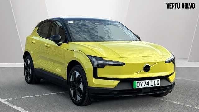 Yellow Used 2024 Volvo EX30 Plus SUV | £23,454 (Super price) - Image 1/4