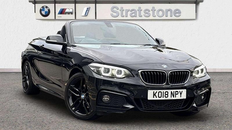 Black Used 2018 BMW 220 M Sport Cabriolet | £16,950 (Fair price) - Image 1/3