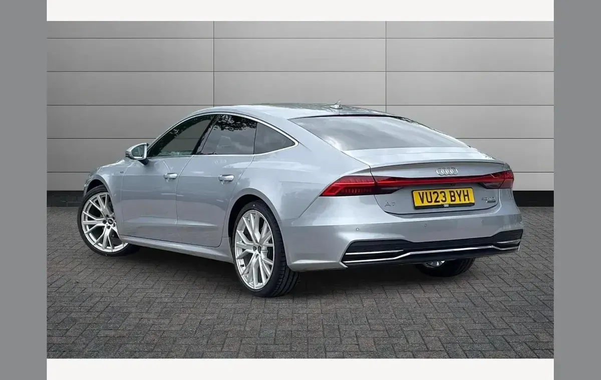 Used Audi A7 S-Line 204 HP (150 kW) 2023 Silver Sedan