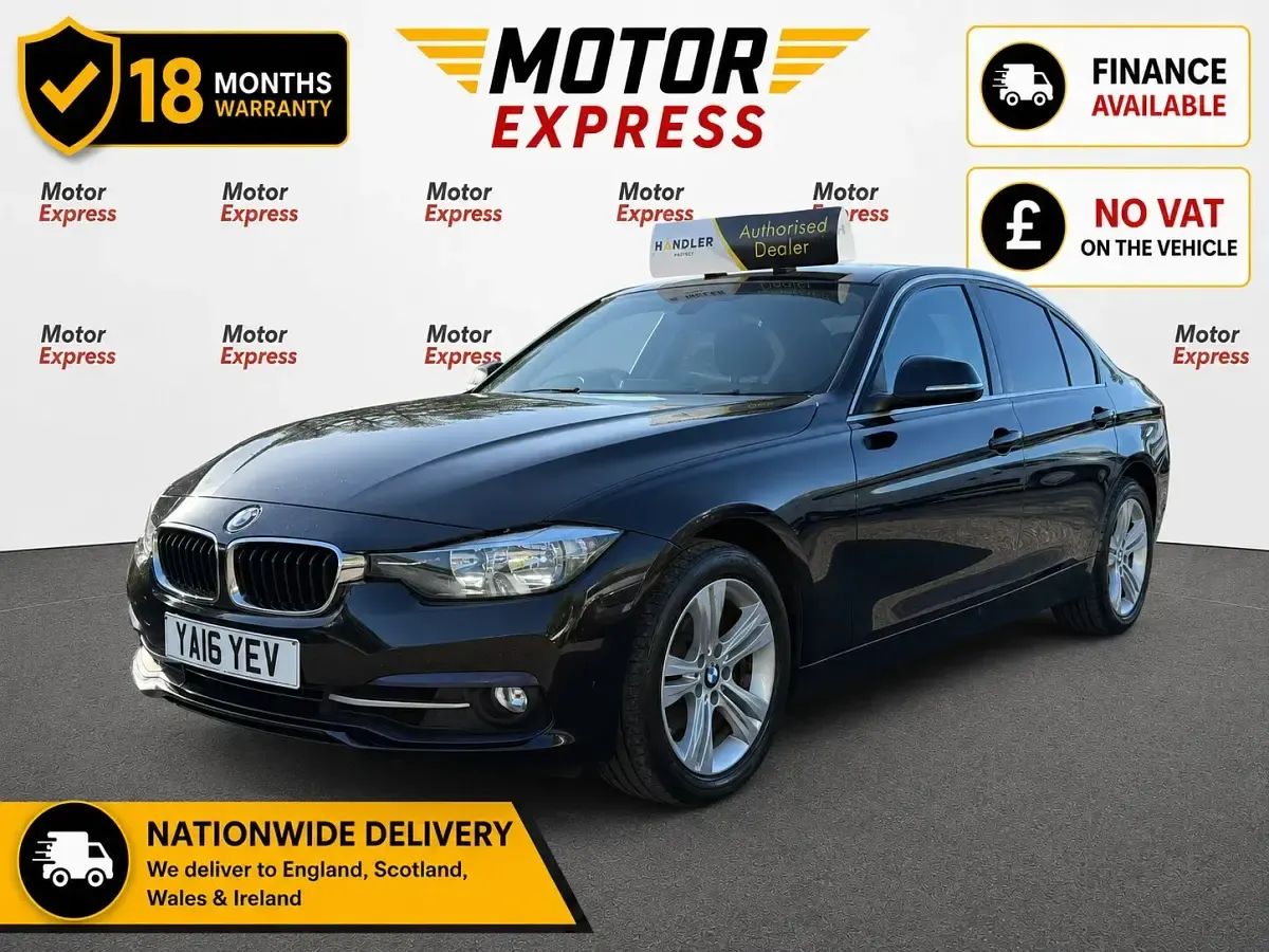 Used BMW 320 Sport Line 184 HP (135 kW) 2016 Black Sedan