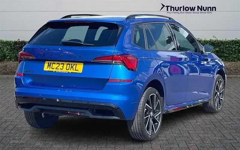 Used Skoda Kamiq Monte Carlo 110 HP (80 kW) 2023 Blue SUV
