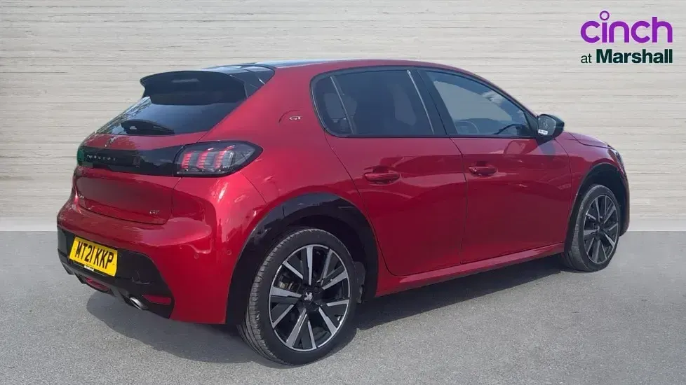 Used Peugeot 208 GTi 100 HP (73 kW) 2021 Red Hatchback