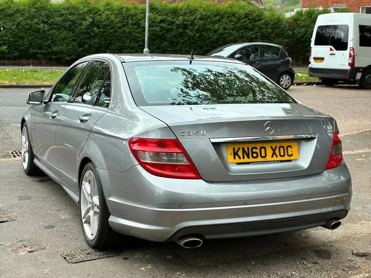 Used Mercedes C350 2010 Silver Sedan