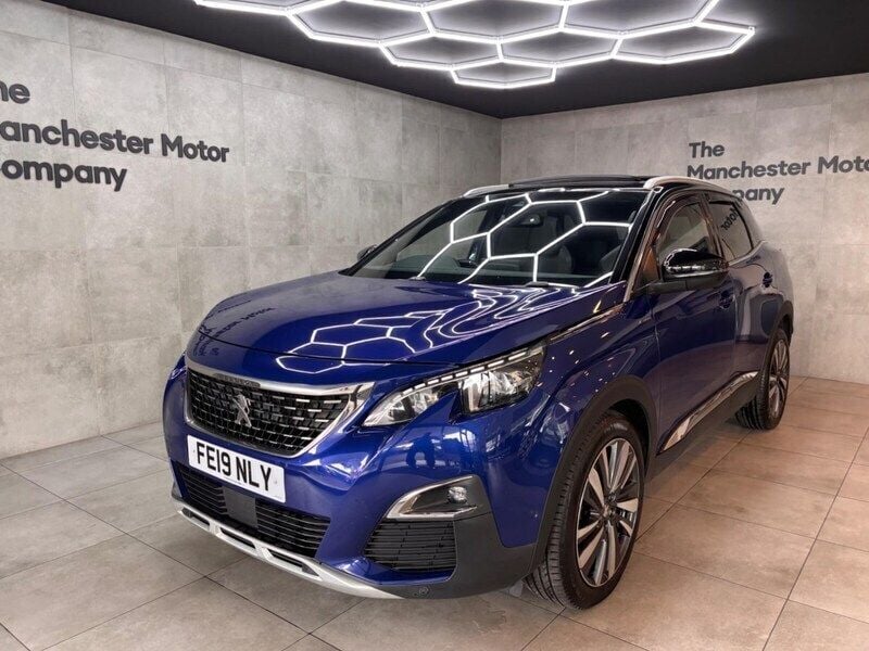 Blue Used 2019 Peugeot 3008 Premium Hatchback | £12,690 (Good price) - Image 1/4