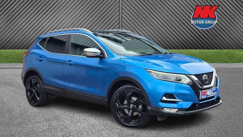 Blue Used 2018 Nissan Qashqai Tekna+ SUV | £10,499 (A bit pricey) - Image 1/4