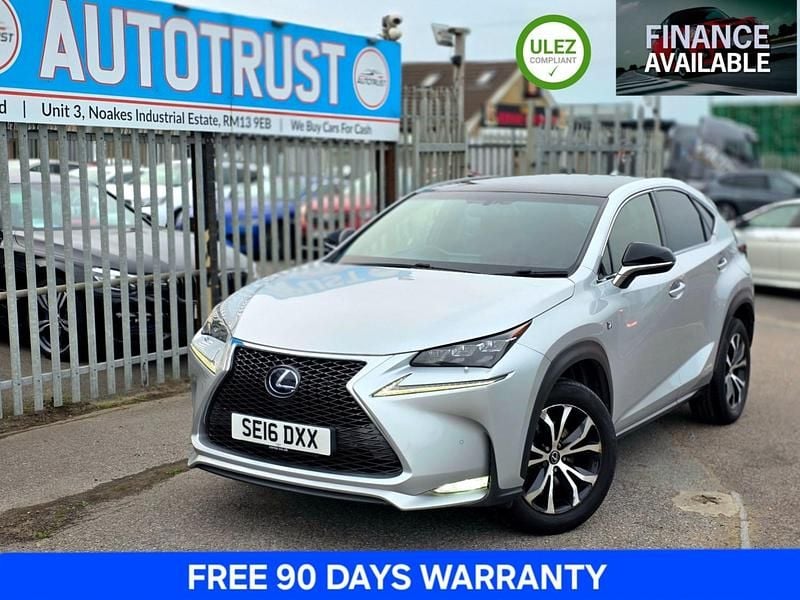 Silver Used 2016 Lexus NX300h Sport Line SUV | £15,495 (A bit pricey) - Image 1/3