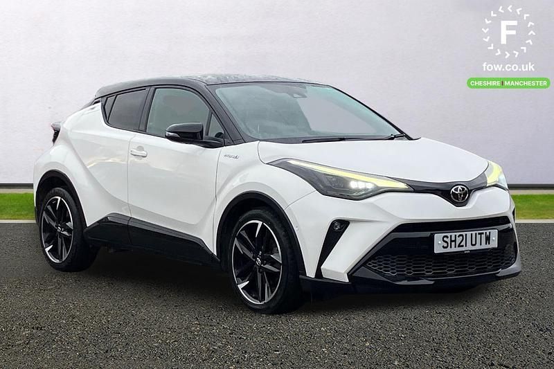 White/black Used 2021 Toyota C-HR Sport SUV | £18,199 (Super price) - Image 1/4