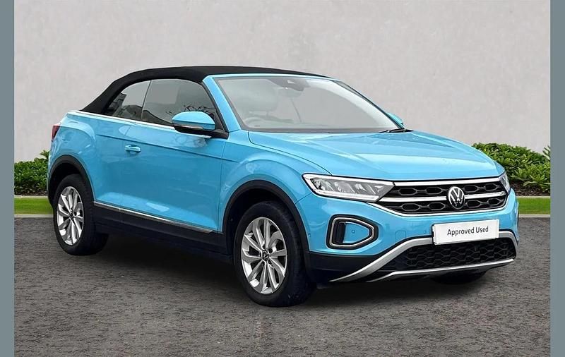 Used VW T-Roc Cabriolet Style 150 HP (110 kW) 2023 Blue Cabriolet