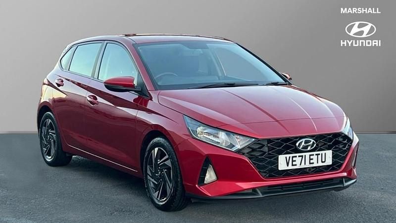 Red Used 2021 Hyundai i20 Hatchback | £8,487 (Fair price) - Image 1/4
