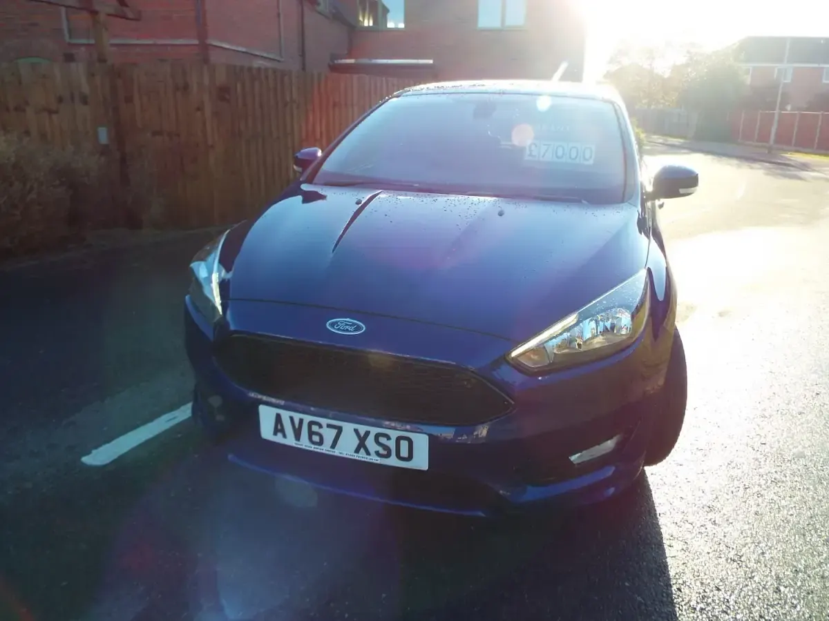 Used Ford Focus ST-Line X 140 HP (102 kW) 2018 Blue Hatchback