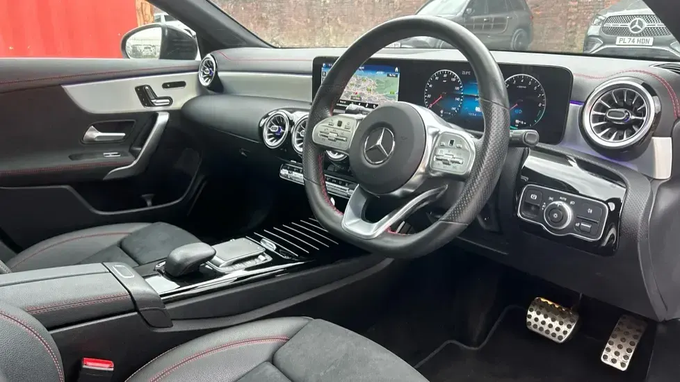 Used Mercedes CLA250 AMG Line Premium Plus 218 HP (160 kW) 2023 Blue Coupe