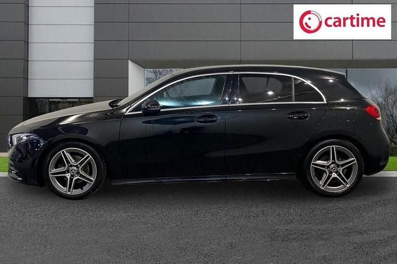 Used Mercedes A200 AMG line 163 HP (119 kW) 2019 Black Hatchback