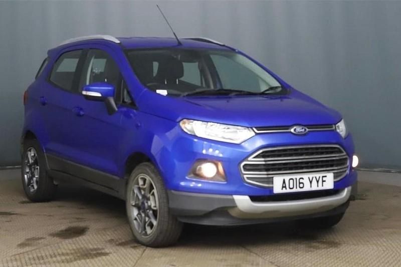 Used Ford Ecosport Titanium 125 HP (91 kW) 2016 Blue SUV
