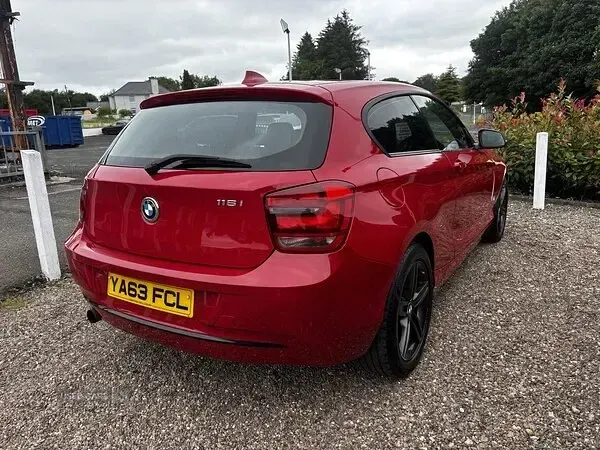 Used BMW 116 Sport Line 136 HP (100 kW) 2014 Red Hatchback