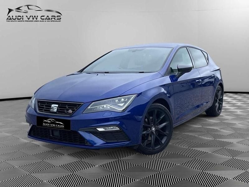 Used Seat Leon Black Edition 150 HP (110 kW) 2020 Blue Hatchback