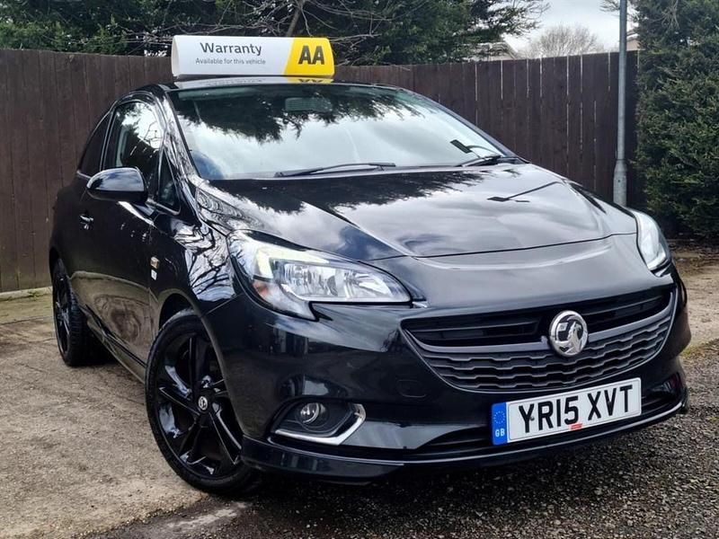 Used Vauxhall Corsa Edition 70 HP (51 kW) 2015 Black Hatchback
