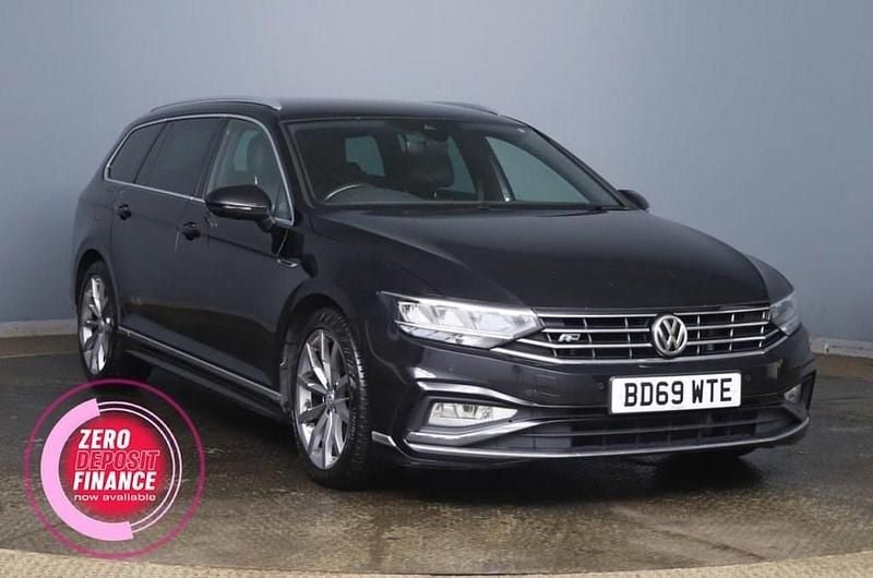 Black Used 2019 VW Passat R-line Estate | £16,750 (Fair price) - Image 1/4