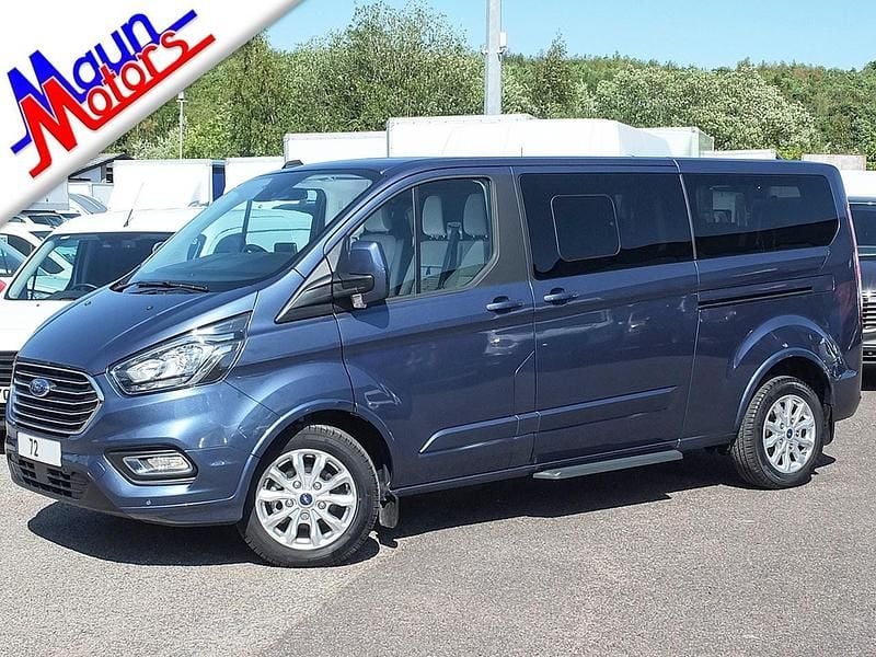 Blue Used 2022 Ford Tourneo Custom Titanium MPV | £33,594 - Image 1/4